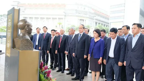 Bí thư Thành ủy TPHCM Nguyễn Thiện Nhân tìm hiểu kinh nghiệm starup từ Singapore ảnh 5