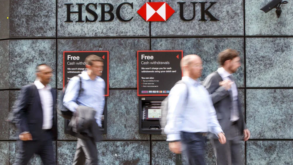 Chi nhánh HSBC Anh tại London. Nguồn: Tolga Akmen, AFP