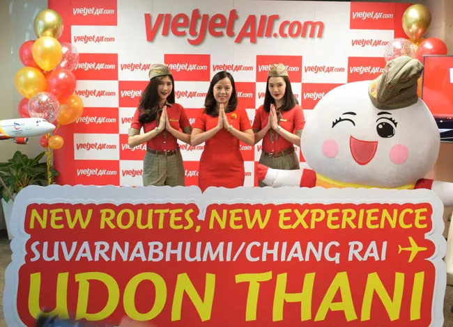 Phó TGĐ Vietjet Nguyễn Thị Thúy Bình công bố đường bay mới tại Bangkok