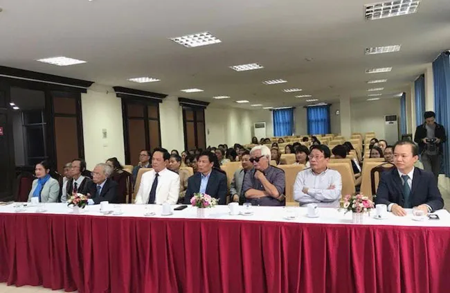 Quang cảnh Lễ tài trợ bảo vệ và phát huy giá trị di sản văn hóa. 