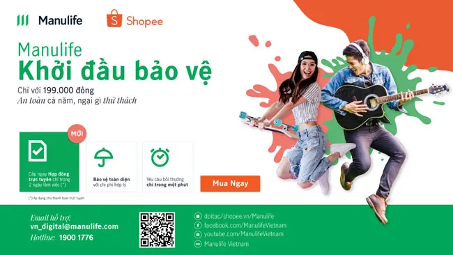 “Manulife - Khởi đầu bảo vệ” thu hút khách hàng Millennials tại Shopee ảnh 2