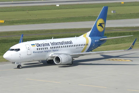 Máy bay của Hãng hàng không Ukraine International Airlines - Ảnh: mba.aero