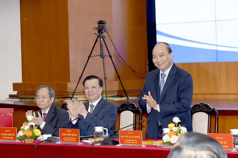 Thủ tướng Nguyễn Xuân Phúc phát biểu tại Hội nghị.