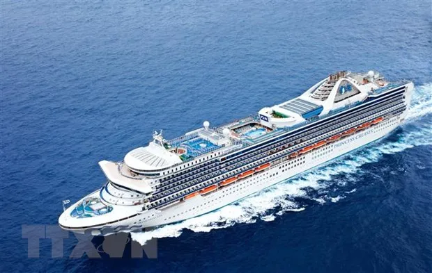 Du thuyền Grand Princess. (Ảnh: THX/TTXVN)