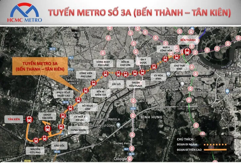Trung tâm hành chính Bình Chánh trước cơ hội “vàng” nhờ tuyến Metro 3A ảnh 2