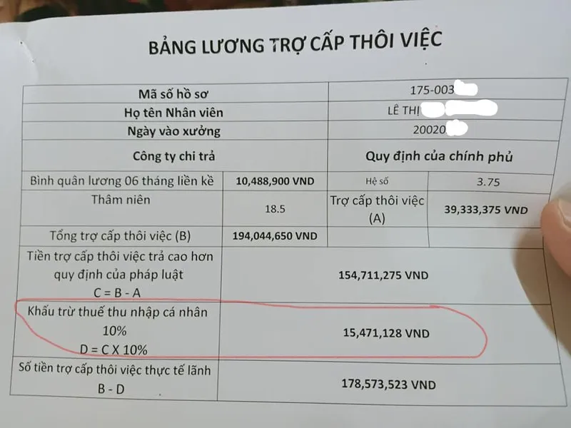 Nhiều công nhân Công ty PouYuen Việt Nam bị "choáng" vì nộp thuế TNCN quá cao. (Ảnh:Cuocsongantoan.vn)