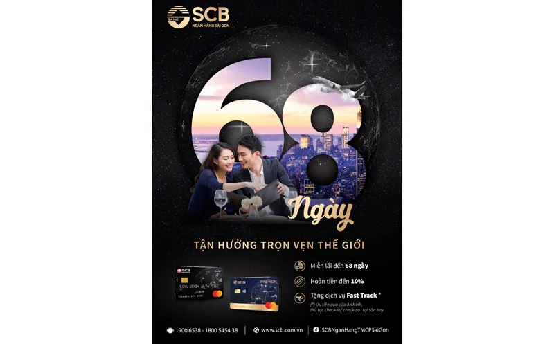 SCB ra sản phẩm thẻ tín dụng SCB Mastercard World 