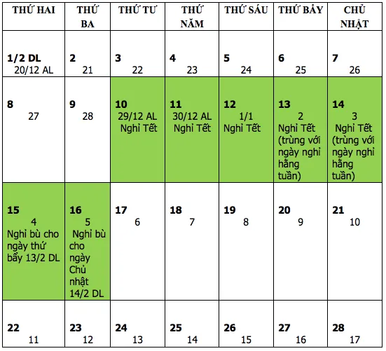 Bo Lao dong de xuat hai phuong an nghi Tet Tan Suu 2021 keo dai 7 ngay hinh anh 1