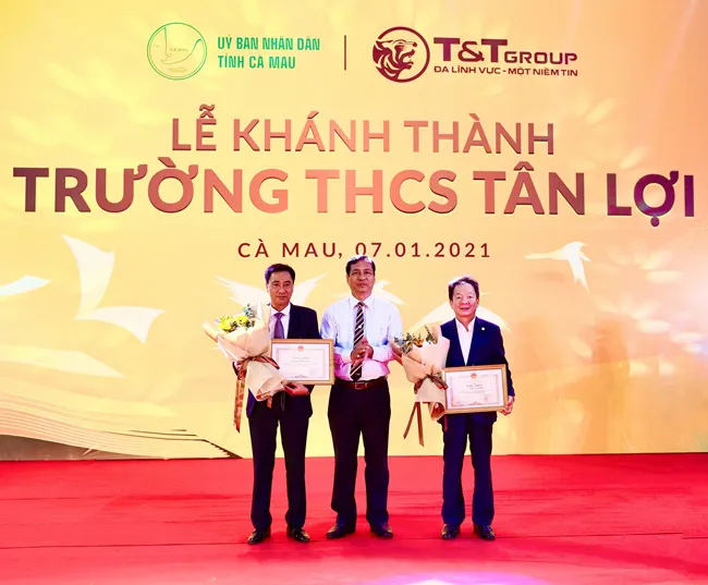 T&T Group tài trợ xây trường học tại tỉnh Cà Mau ảnh 1