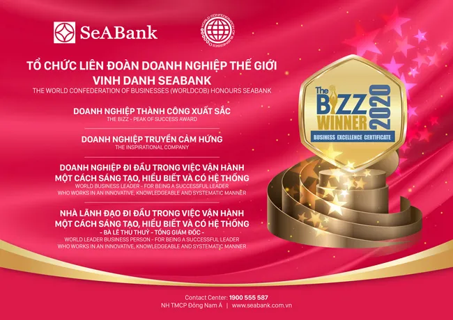 SeABank nhận 4 giải thưởng từ Worldcob ảnh 1