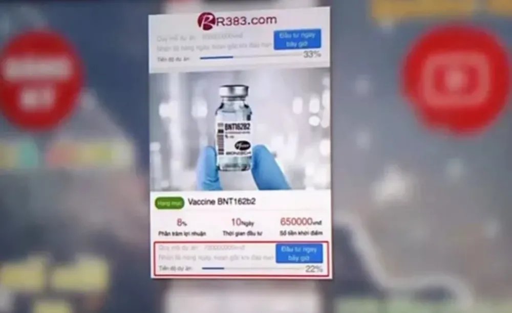 Ứng dụng đầu tư sản phẩm đầu tư vaccine.