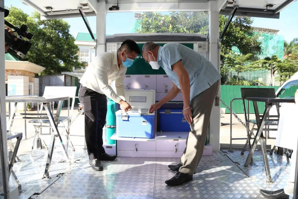 Thaco trao tặng 8 máy thở cho các bệnh viện tại TPHCM và Bạc Liêu ảnh 2