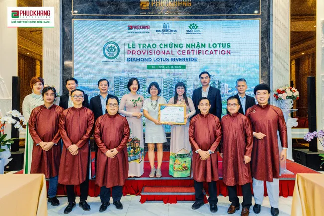 Diamond Lotus Riverside được trao chứng nhận Lotus Provisional Certification ảnh 2