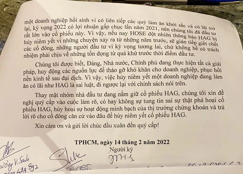 Hàng ngàn cổ đông quyết bảo vệ HAG ảnh 2