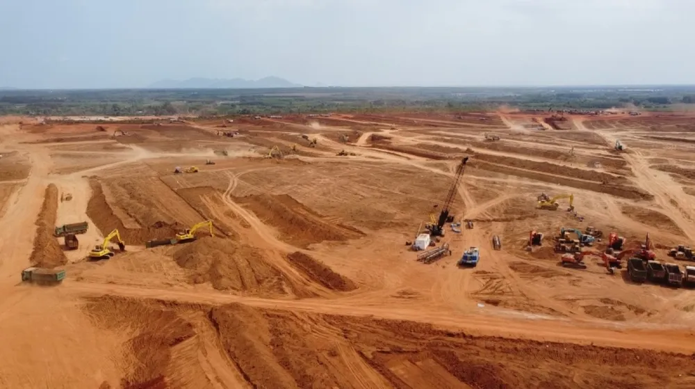 Khu vực thực hiện dự án sân bay Long Thành