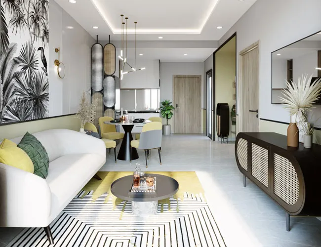 Căn hộ 9X Quy Nhơn được thiết kế trẻ trung, “vừa vặn” cho khách hàng trẻ tại TP Quy Nhơn.