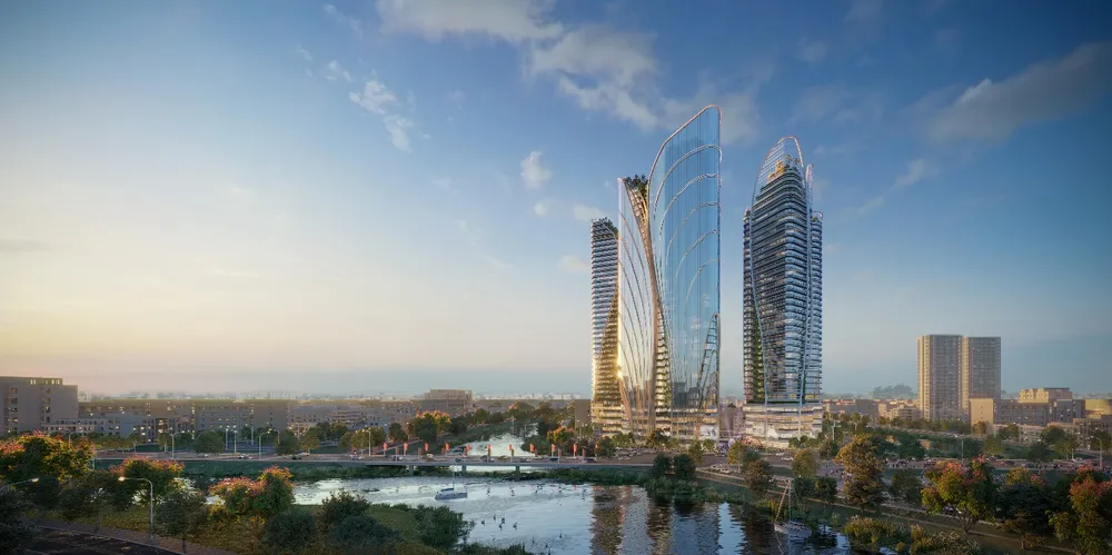 Ý tưởng kiến trúc công trình tại khu vực chợ Sắt được lấy cảm hứng từ những dòng chảy mang đến sự thịnh vượng cho Hải Phòng. Ý tưởng kiến trúc công trình tại khu vực chợ Sắt được lấy cảm hứng từ những dòng chảy mang đến sự thịnh vượng cho Hải Phòng.