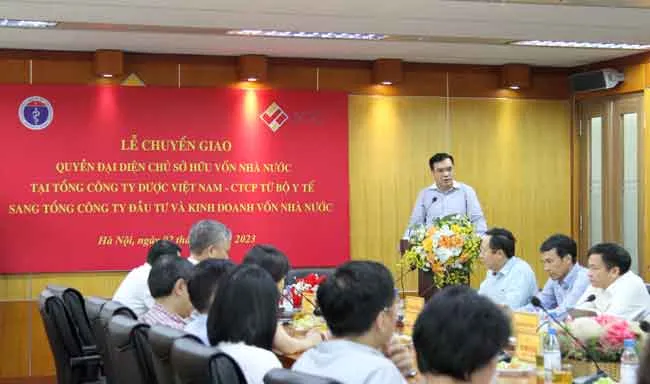 Ông Nguyễn Chí Thành, Chủ tịch HĐTV SCIC phát biểu tại buổi lễ