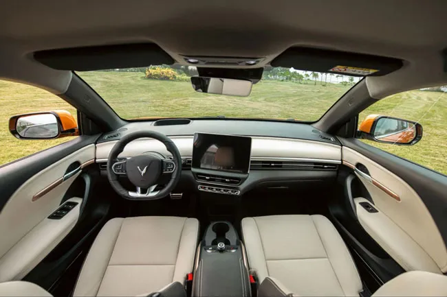 Màu nội thất nâu Mocca Brown độc đáo lần đầu tiên xuất hiện trên VF 6