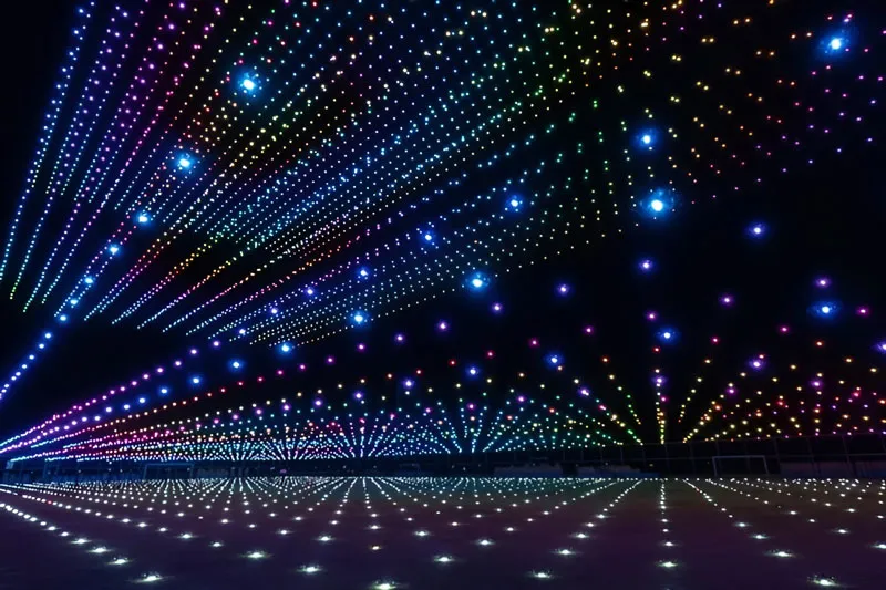 Với 2.024 drones – tượng trưng cho năm 2024, đây sẽ là màn trình diễn nhiều drones nhất trong khu vực đến thời điểm hiện tại