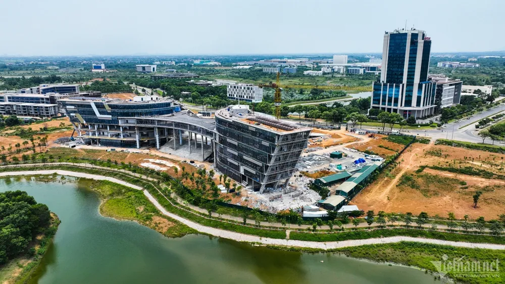 Trung tâm của TP phía Tây Hà Nội được định hướng nằm ở khu vực Hòa Lạc. Ảnh: Thạch Thảo