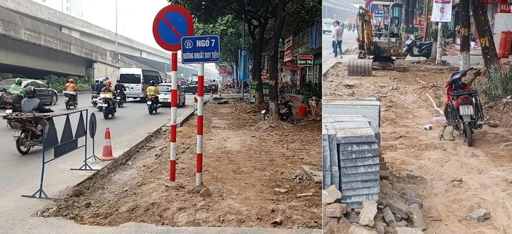 Hà Nội sẽ tạm dừng đào đường, hè phố trong dịp Tết Nguyên đán