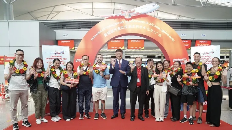Vietjet khai trương loạt đường bay mới tới Bắc Kinh, Quảng Châu 