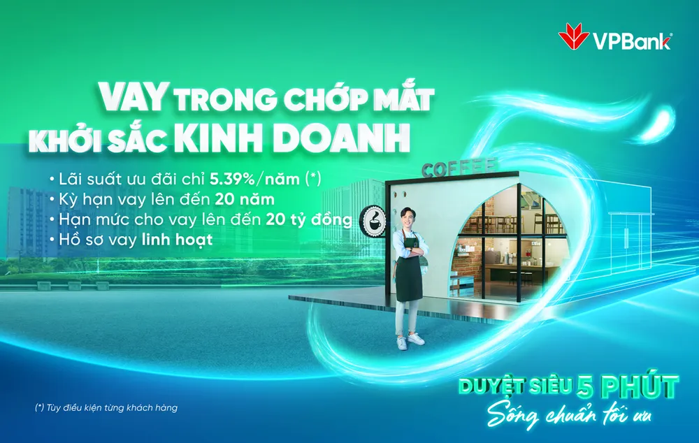 VPBank tung gói ưu đãi lãi suất cho chủ hộ kinh doanh vượt bão lạm phát