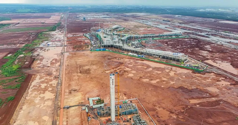 Nhiều hạng mục Sân bay Long Thành thi công vượt tiến độ