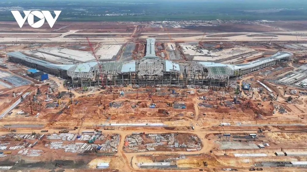 Toàn cảnh khu nhà ga hành khách sân bay Long Thành