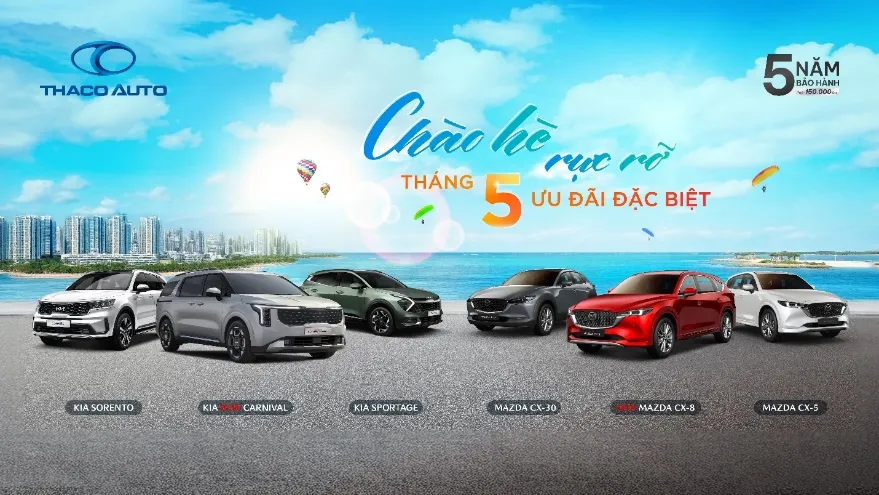 Thaco Auto tung ưu đãi đặc biệt chào hè