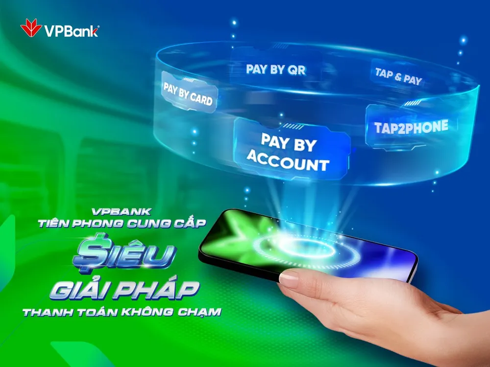VPBank sở hữu đa dạng các hình thức thanh toán một chạm