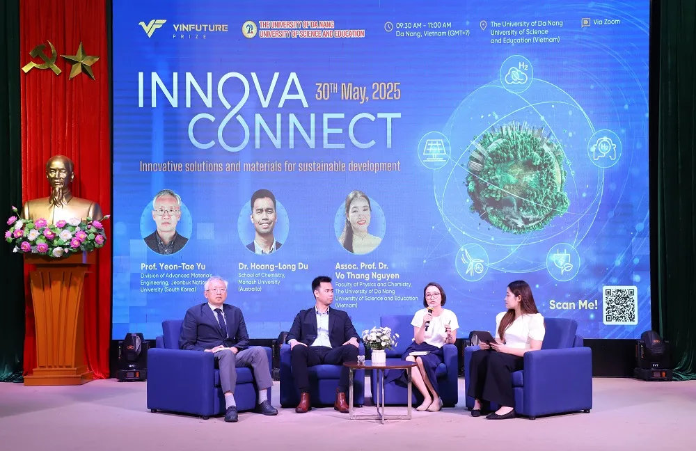 Quỹ VinFuture phối hợp cùng Trường ĐH Sư phạm - ĐH Đà Nẵng tổ chức hội thảo InnovaConnect, mở rộng chương trình cầu nối khoa học ra toàn quốc. 