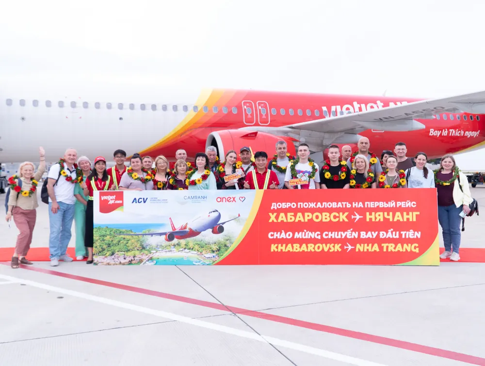 Vietjet khai trương 3 đường bay thẳng đầu tiên đến Nga