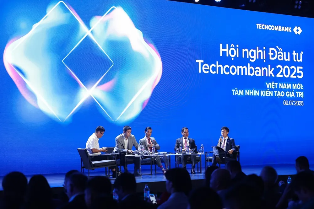Hội nghị đầu tư Techcombank Investment Summit 2025 với chủ đề “Việt Nam mới: Tầm nhìn kiến tạo giá trị”.