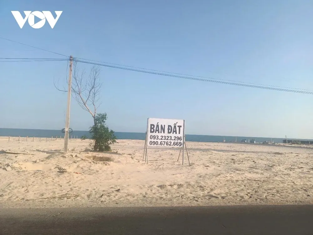 Rao bán đất ở khu vực đường ven biển Bình Thạnh - Chí Công (tỉnh Bình Thuận cũ)