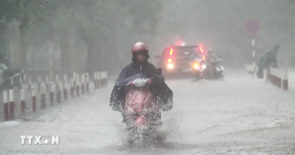 Từ ngày 28-7, mưa lớn ở Hà Tĩnh đến Đà Nẵng có khả năng giảm dần