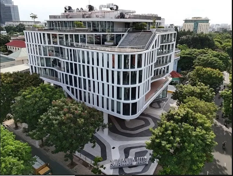 Toàn cảnh tòa nhà SIHUB do TTC Land M quản lý vận hành (Ảnh: SIHUB).