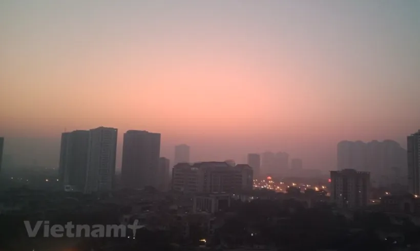 Ô nhiễm không khí. (Ảnh: Hùng Võ/Vietnam+) 