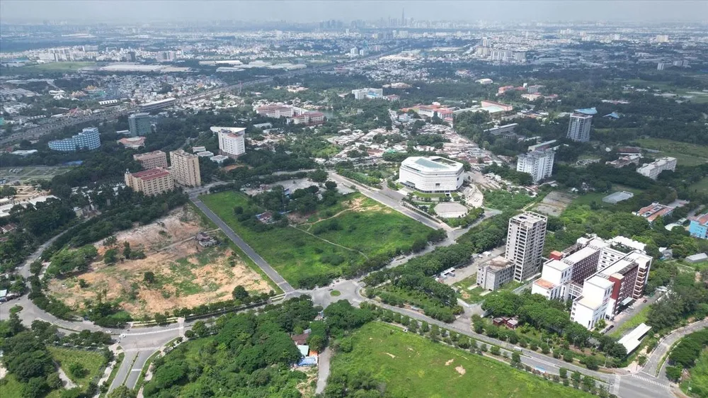 Toàn cảnh Dự án Đại học Quốc gia TPHCM sau 25 năm hình thành (Ảnh: Hữu Chánh)