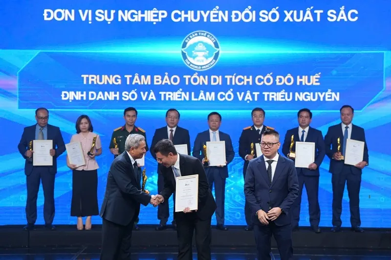 Trung tâm Bảo tồn di tích cố đô Huế đạt Giải thưởng Chuyển đổi số Việt Nam năm 2025