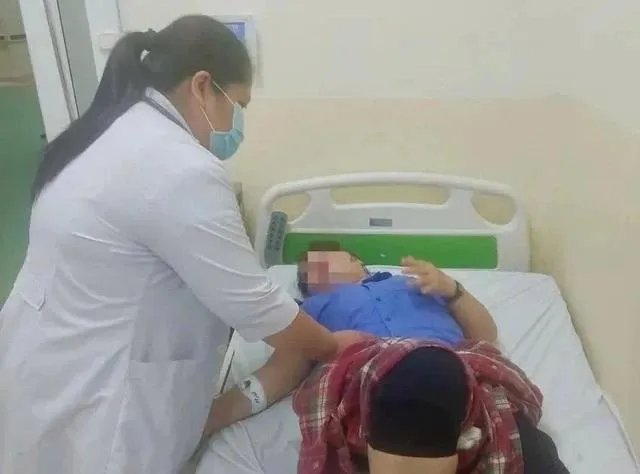 Bệnh nhân điều trị tại Bệnh viện Đa khoa khu vực Hóc Môn. (Ảnh: Bệnh viện cung cấp)