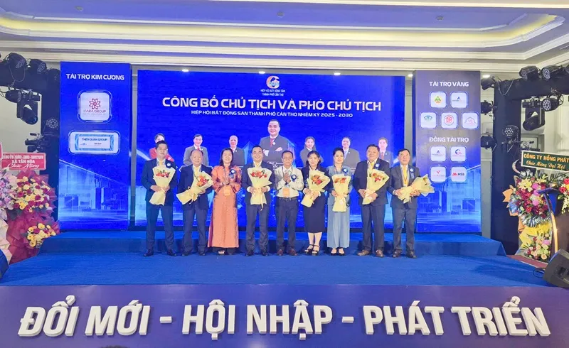 Ra mắt Ban Chấp hành Hiệp hội Bất động sản Cần Thơ, nhiệm kỳ IV