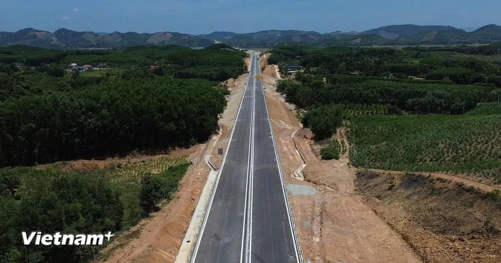 Dự án thành phần cao tốc Bắc-Nam. (Ảnh: Quốc Khánh/Vietnam+)