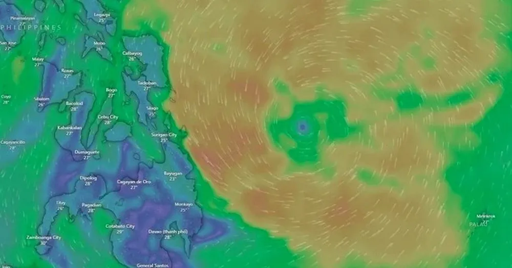Bão Nokaen không di chuyển vào Biển Đông