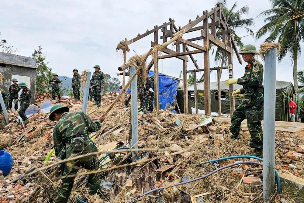 Chiến dịch Quang Trung giúp hồi sinh những xóm làng bị bão lũ vây hãm