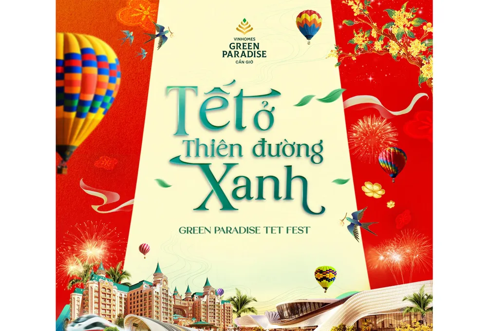 Lễ hội Xuân đặc biệt tại Vinhomes Green Paradise Cần Giờ 