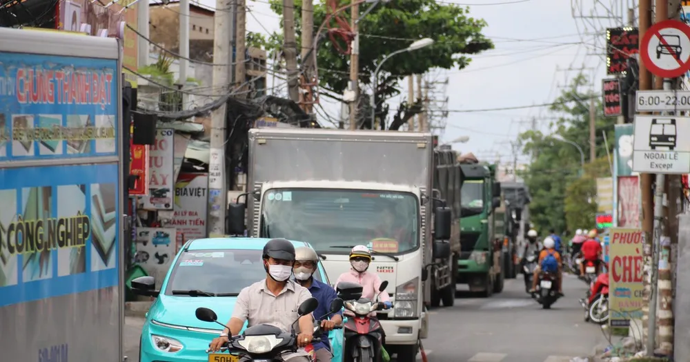 Đường Vĩnh Lộc sẽ được mở rộng lên 30m. 