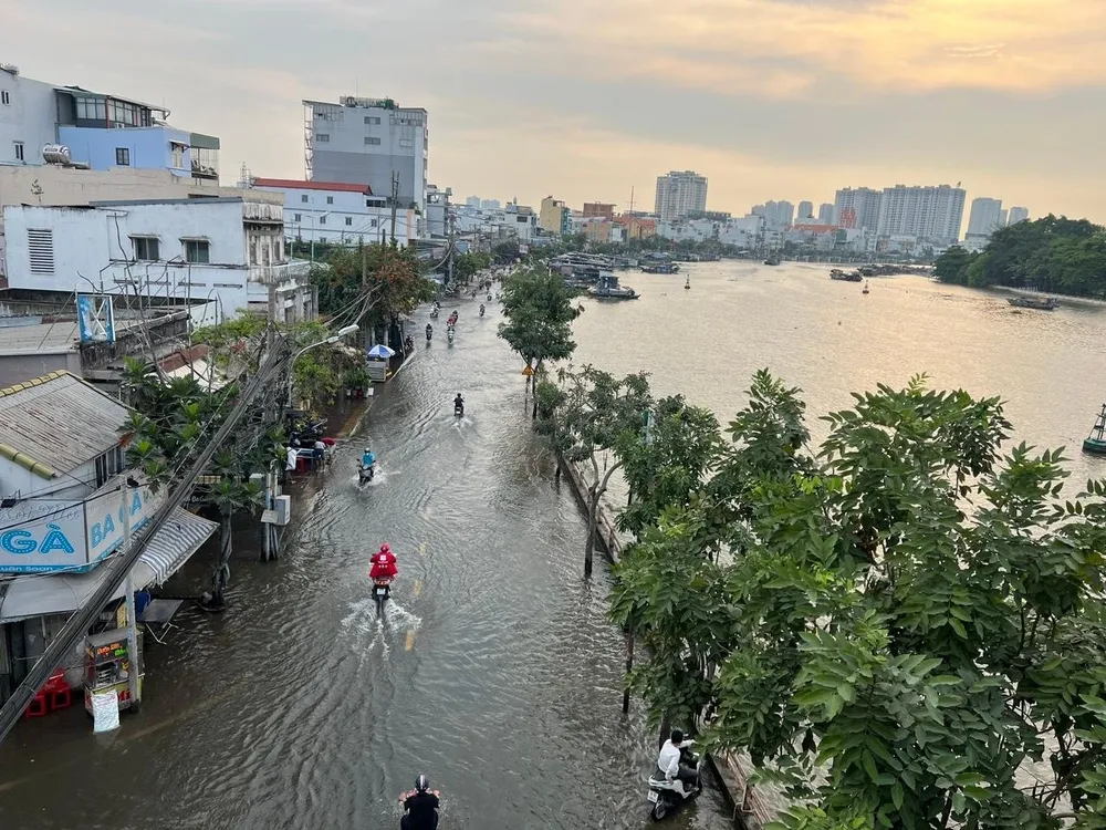 Nam bộ xuất hiện đợt triều cường những ngày cuối tuần