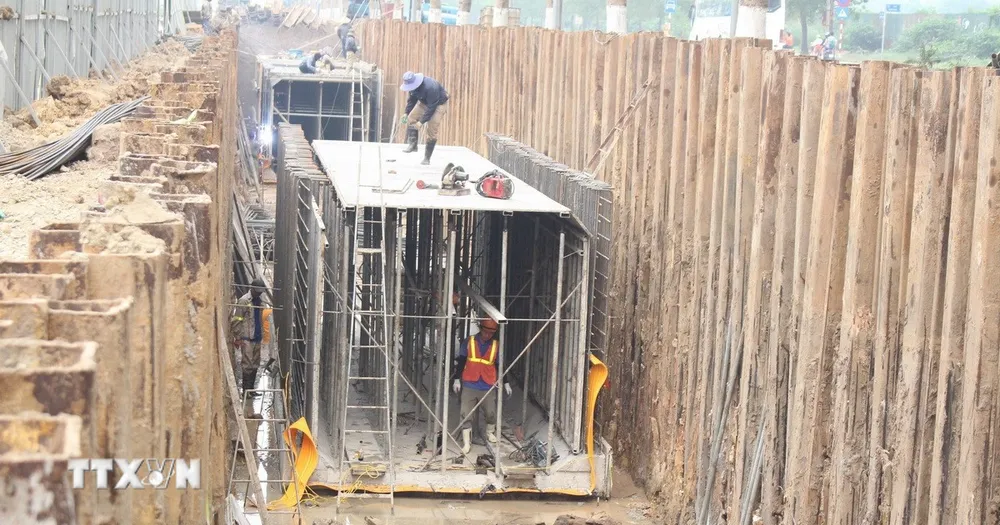 Hà Nội đẩy nhanh tiến độ các dự án chống úng ngập